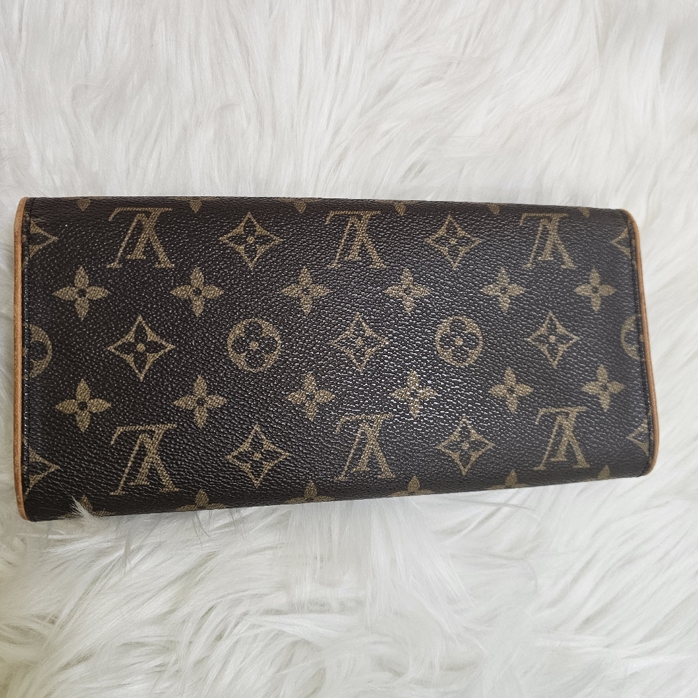 Louis Vuitton LV Shoulder Bag Pochette Twin GM Brown Monogram - Picture 4 of 17